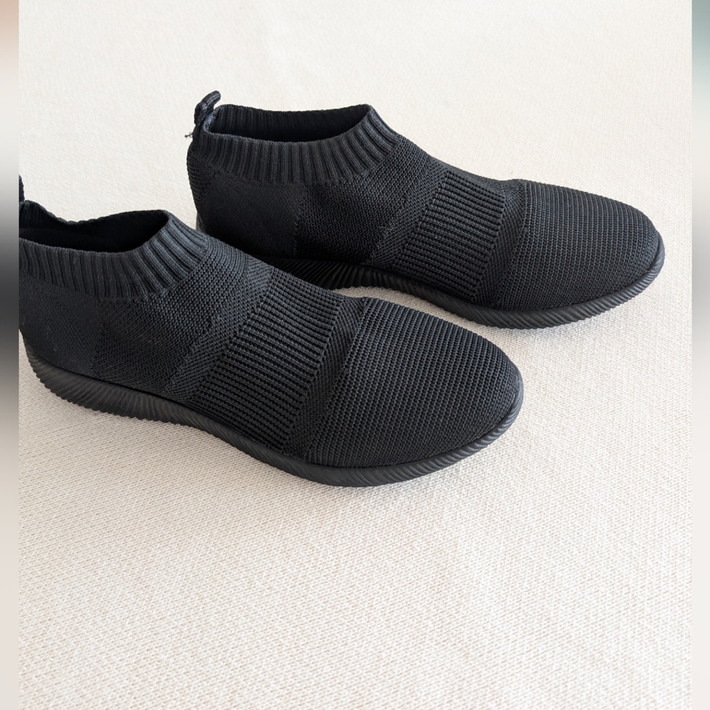 Rockport Black Slip On Shoes